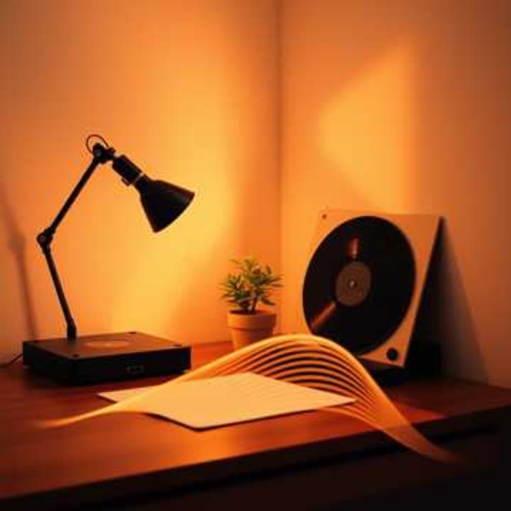 Desk Light Through Hiss